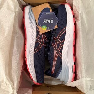 Asics Womens Gel Excite 8 Blue Running Shoes Sneakers US 6